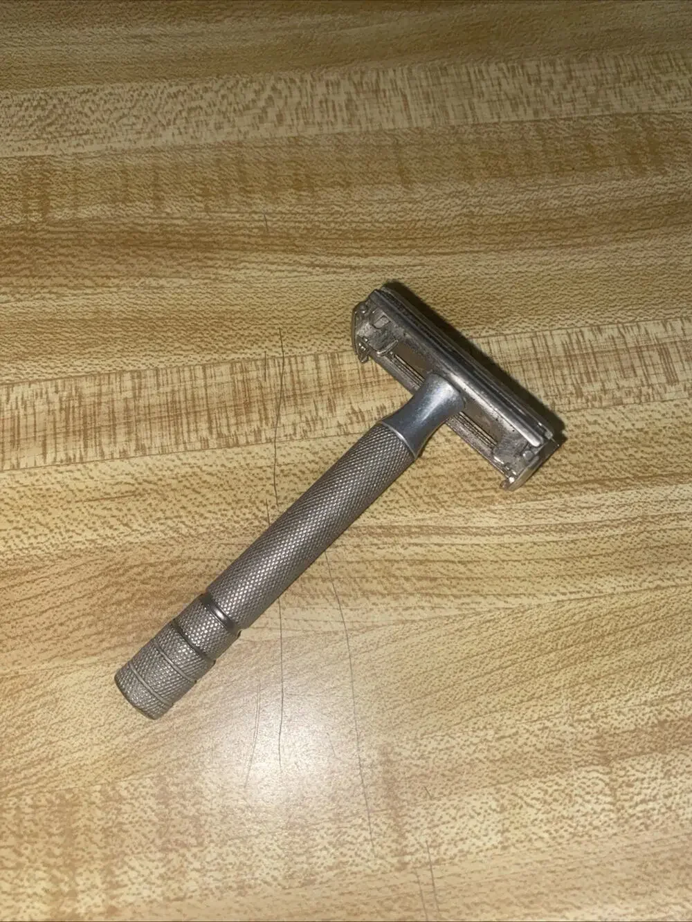 Vintage Gillette Safety Razor Travel Size 3.5” Long Stainless Steel